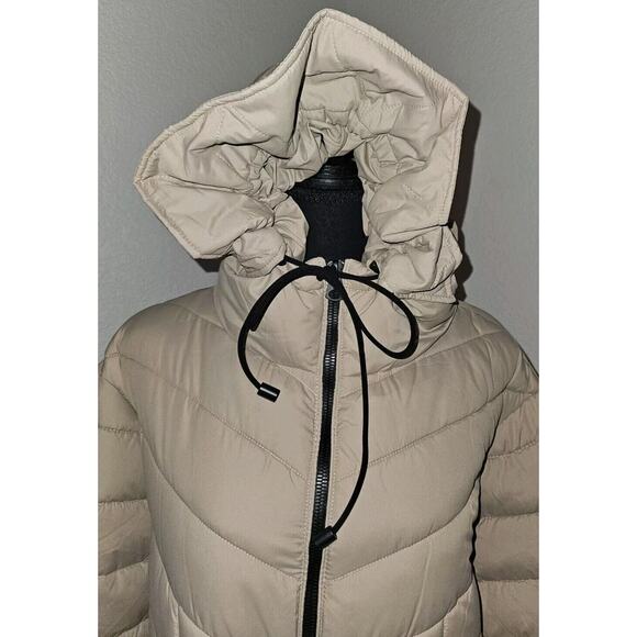 NWT! Jessica Simpson Women's Winter Coat Tan Packable Quilted Puffer 2XL - Picture 3 of 12